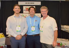 Ryan Easter, Kevin Steiner and Doug Hearron with Sage Fruit Company.